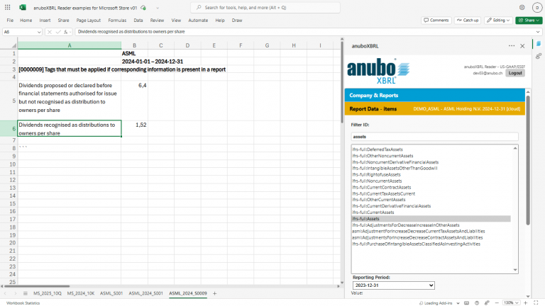 Additional tags in ESEF/iXBRL report